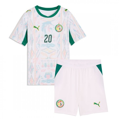 Senegal Iliman Ndiaye #13 Replika Hemmatröja Barn VM 2026 Kortärmad (+ Korta byxor)